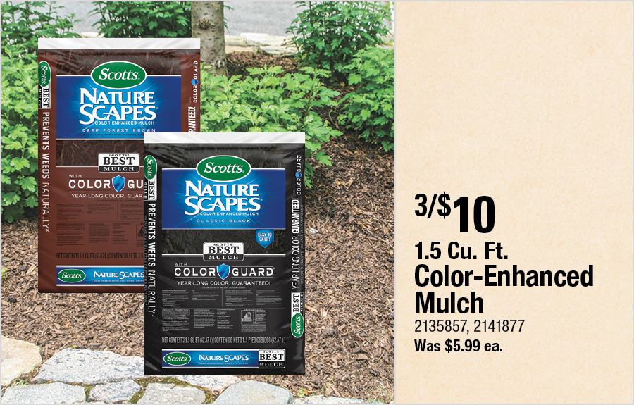 1.5 Cu. Ft. Color-Enhanced Mulch